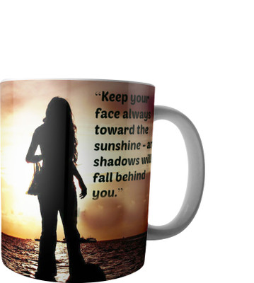

RD Creations Specially Designed Ceramic Coffee Can be Used in Your Daily Life or You can use to Gift Someone AUG2017MIX51 Ceramic Mug(300 ml), Multicolor
