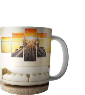 

RD Creations Specially Designed Ceramic Coffee Can be Used in Your Daily Life or You can use to Gift Someone AUG2017MIX216 Ceramic Mug(300 ml), Multicolor