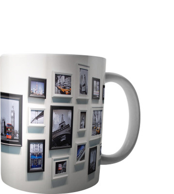 

RD Creations Specially Designed Ceramic Coffee Can be Used in Your Daily Life or You can use to Gift Someone AUG2017MIX217 Ceramic Mug(300 ml), Multicolor