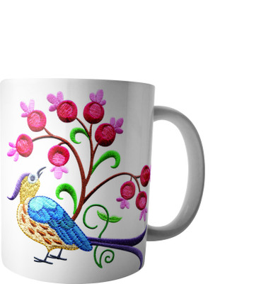 

RD Creations Specially Designed Ceramic Coffee Can be Used in Your Daily Life or You can use to Gift Someone AUG2017MIX315 Ceramic Mug(300 ml), Multicolor