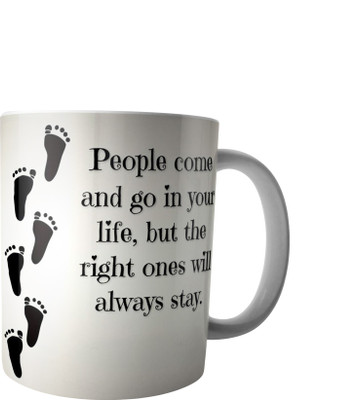 

RD Creations Specially Designed Ceramic Coffee Can be Used in Your Daily Life or You can use to Gift Someone AUG2017MIX97 Ceramic Mug(300 ml), Multicolor
