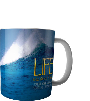 

RD Creations Specially Designed Ceramic Coffee Can be Used in Your Daily Life or You can use to Gift Someone AUG2017MIX113 Ceramic Mug(300 ml), Multicolor