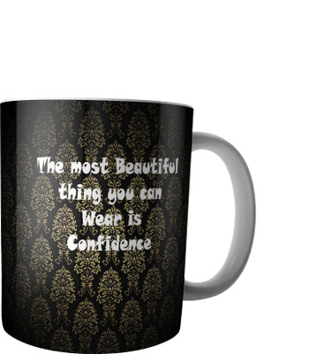 

RD Creations Specially Designed Ceramic Coffee Can be Used in Your Daily Life or You can use to Gift Someone AUG2017MIX124 Ceramic Mug(300 ml), Multicolor