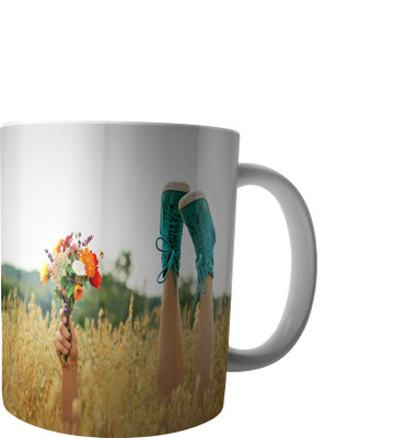 

RD Creations Specially Designed Ceramic Coffee Can be Used in Your Daily Life or You can use to Gift Someone AUG2017MIX496 Ceramic Mug(300 ml), Multicolor