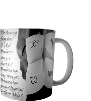

RD Creations Specially Designed Ceramic Coffee Can be Used in Your Daily Life or You can use to Gift Someone AUG2017MIX94 Ceramic Mug(300 ml), Multicolor