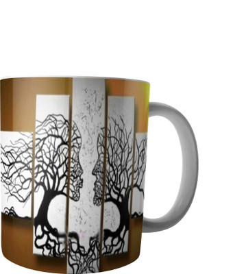 

RD Creations Specially Designed Ceramic Coffee Can be Used in Your Daily Life or You can use to Gift Someone AUG2017MIX321 Ceramic Mug(300 ml), Multicolor