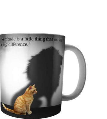 

RD Creations Specially Designed Ceramic Coffee Can be Used in Your Daily Life or You can use to Gift Someone AUG2017MIX409 Ceramic Mug(300 ml), Multicolor