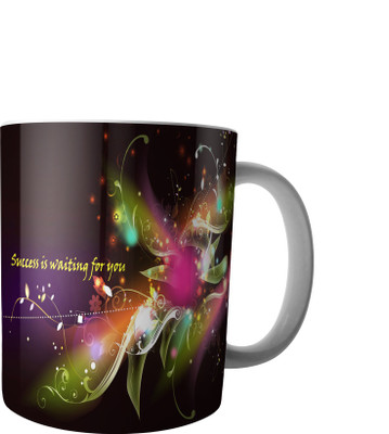 

RD Creations Specially Designed Ceramic Coffee Can be Used in Your Daily Life or You can use to Gift Someone AUG2017MIX11 Ceramic Mug(300 ml), Multicolor