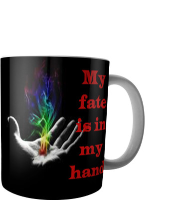 

RD Creations Specially Designed Ceramic Coffee Can be Used in Your Daily Life or You can use to Gift Someone AUG2017MIX236 Ceramic Mug(300 ml), Multicolor