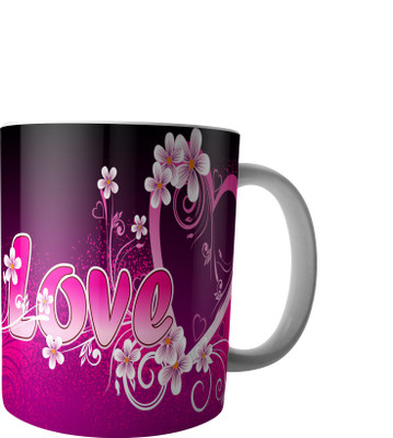 

RD Creations Specially Designed Ceramic Coffee Can be Used in Your Daily Life or You can use to Gift Someone AUG2017MIX499 Ceramic Mug(300 ml), Multicolor