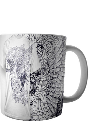

RD Creations Specially Designed Ceramic Coffee Can be Used in Your Daily Life or You can use to Gift Someone AUG2017MIX386 Ceramic Mug(300 ml), Multicolor