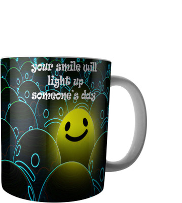 

RD Creations Specially Designed Ceramic Coffee Can be Used in Your Daily Life or You can use to Gift Someone AUG2017MIX149 Ceramic Mug(300 ml), Multicolor
