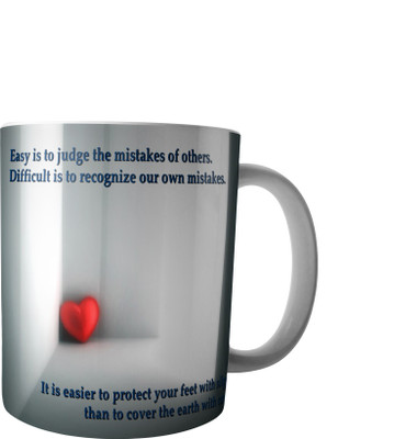 

RD Creations Specially Designed Ceramic Coffee Can be Used in Your Daily Life or You can use to Gift Someone AUG2017MIX112 Ceramic Mug(300 ml), Multicolor