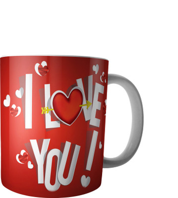 

RD Creations Specially Designed Ceramic Coffee Can be Used in Your Daily Life or You can use to Gift Someone AUG2017MIX492 Ceramic Mug(300 ml), Multicolor