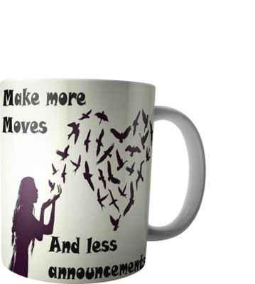 

RD Creations Specially Designed Ceramic Coffee Can be Used in Your Daily Life or You can use to Gift Someone AUG2017MIX159 Ceramic Mug(300 ml), Multicolor