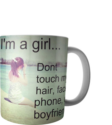 

RD Creations Specially Designed Ceramic Coffee Can be Used in Your Daily Life or You can use to Gift Someone AUG2017MIX74 Ceramic Mug(300 ml), Multicolor