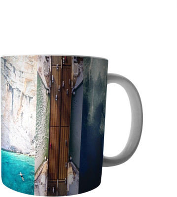 

RD Creations Specially Designed Ceramic Coffee Can be Used in Your Daily Life or You can use to Gift Someone AUG2017MIX234 Ceramic Mug(300 ml), Multicolor