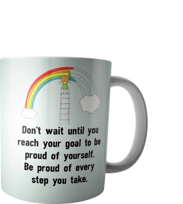 

RD Creations Specially Designed Ceramic Coffee Can be Used in Your Daily Life or You can use to Gift Someone AUG2017MIX114 Ceramic Mug(300 ml), Multicolor