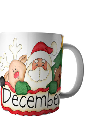 

RD Creations Specially Designed Ceramic Coffee Can be Used in Your Daily Life or You can use to Gift Someone AUG2017MIX307 Ceramic Mug(300 ml), Multicolor