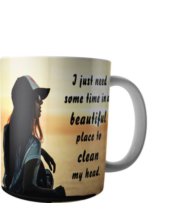 

RD Creations Specially Designed Ceramic Coffee Can be Used in Your Daily Life or You can use to Gift Someone AUG2017MIX70 Ceramic Mug(300 ml), Multicolor