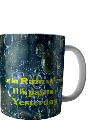 

RD Creations Specially Designed Ceramic Coffee Can be Used in Your Daily Life or You can use to Gift Someone AUG2017MIX13 Ceramic Mug(300 ml), Multicolor