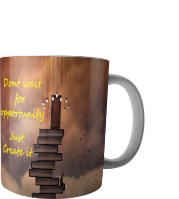 

RD Creations Specially Designed Ceramic Coffee Can be Used in Your Daily Life or You can use to Gift Someone AUG2017MIX137 Ceramic Mug(300 ml), Multicolor