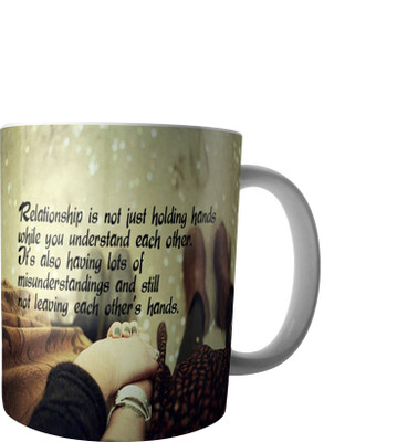 

RD Creations Specially Designed Ceramic Coffee Can be Used in Your Daily Life or You can use to Gift Someone AUG2017MIX195 Ceramic Mug(300 ml), Multicolor