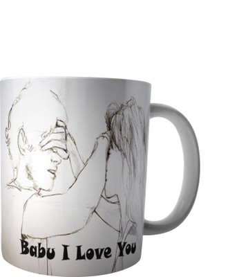 

RD Creations Specially Designed Ceramic Coffee Can be Used in Your Daily Life or You can use to Gift Someone AUG2017MIX160 Ceramic Mug(300 ml), Multicolor