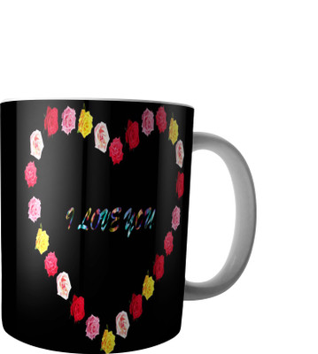 

RD Creations Specially Designed Ceramic Coffee Can be Used in Your Daily Life or You can use to Gift Someone AUG2017MIX223 Ceramic Mug(300 ml), Multicolor