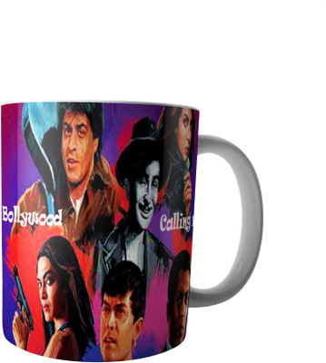 

RD Creations Specially Designed Ceramic Coffee Can be Used in Your Daily Life or You can use to Gift Someone AUG2017MIX152 Ceramic Mug(300 ml), Multicolor