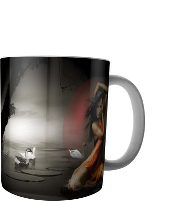 

RD Creations Specially Designed Ceramic Coffee Can be Used in Your Daily Life or You can use to Gift Someone AUG2017MIX215 Ceramic Mug(300 ml), Multicolor