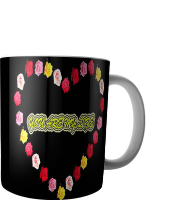 

RD Creations Specially Designed Ceramic Coffee Can be Used in Your Daily Life or You can use to Gift Someone AUG2017MIX224 Ceramic Mug(300 ml), Multicolor