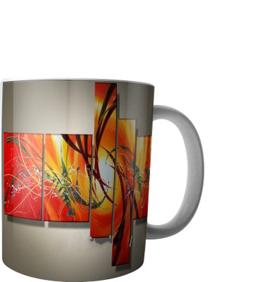 

RD Creations Specially Designed Ceramic Coffee Can be Used in Your Daily Life or You can use to Gift Someone AUG2017MIX344 Ceramic Mug(300 ml), Multicolor