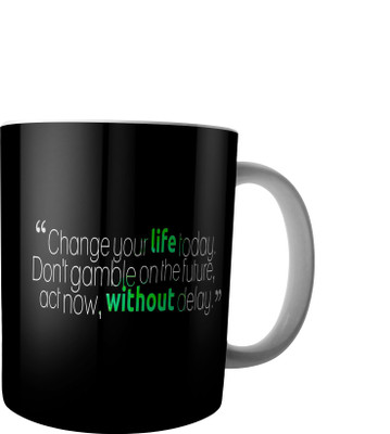

RD Creations Specially Designed Ceramic Coffee Can be Used in Your Daily Life or You can use to Gift Someone AUG2017MIX241 Ceramic Mug(300 ml), Multicolor