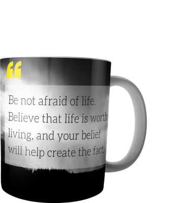 

RD Creations Specially Designed Ceramic Coffee Can be Used in Your Daily Life or You can use to Gift Someone AUG2017MIX411 Ceramic Mug(300 ml), Multicolor