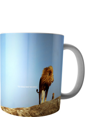 

RD Creations Specially Designed Ceramic Coffee Can be Used in Your Daily Life or You can use to Gift Someone AUG2017MIX406 Ceramic Mug(300 ml), Multicolor