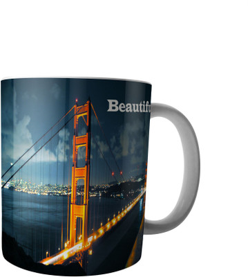 

RD Creations Specially Designed Ceramic Coffee Can be Used in Your Daily Life or You can use to Gift Someone AUG2017MIX147 Ceramic Mug(300 ml), Multicolor