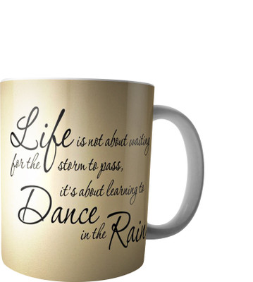 

RD Creations Specially Designed Ceramic Coffee Can be Used in Your Daily Life or You can use to Gift Someone AUG2017MIX397 Ceramic Mug(300 ml), Multicolor