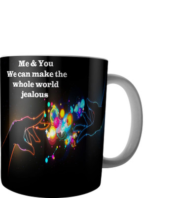 

RD Creations Specially Designed Ceramic Coffee Can be Used in Your Daily Life or You can use to Gift Someone AUG2017MIX255 Ceramic Mug(300 ml), Multicolor