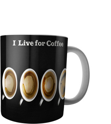 

RD Creations Specially Designed Ceramic Coffee Can be Used in Your Daily Life or You can use to Gift Someone AUG2017MIX445 Ceramic Mug(300 ml), Multicolor