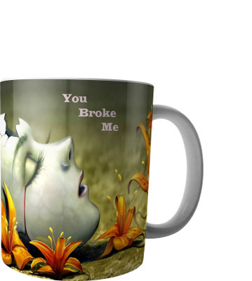 

RD Creations Specially Designed Ceramic Coffee Can be Used in Your Daily Life or You can use to Gift Someone AUG2017MIX337 Ceramic Mug(300 ml), Multicolor