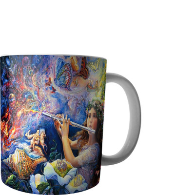 

RD Creations Specially Designed Ceramic Coffee Can be Used in Your Daily Life or You can use to Gift Someone AUG2017MIX297 Ceramic Mug(300 ml), Multicolor