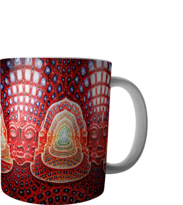 

RD Creations Specially Designed Ceramic Coffee Can be Used in Your Daily Life or You can use to Gift Someone AUG2017MIX367 Ceramic Mug(300 ml), Multicolor