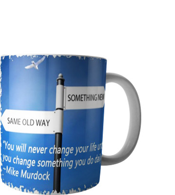 

RD Creations Specially Designed Ceramic Coffee Can be Used in Your Daily Life or You can use to Gift Someone AUG2017MIX118 Ceramic Mug(300 ml), Multicolor