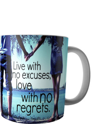 

RD Creations Specially Designed Ceramic Coffee Can be Used in Your Daily Life or You can use to Gift Someone AUG2017MIX213 Ceramic Mug(300 ml), Multicolor