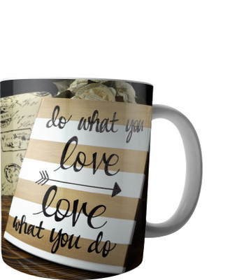 

RD Creations Specially Designed Ceramic Coffee Can be Used in Your Daily Life or You can use to Gift Someone AUG2017MIX405 Ceramic Mug(300 ml), Multicolor