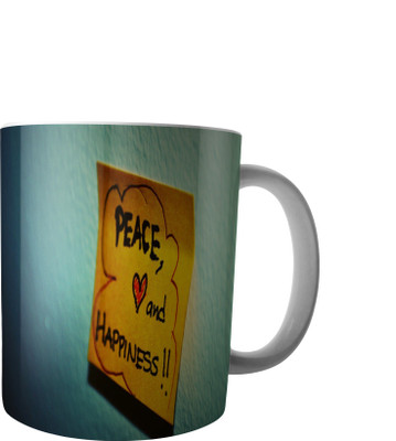 

RD Creations Specially Designed Ceramic Coffee Can be Used in Your Daily Life or You can use to Gift Someone AUG2017MIX252 Ceramic Mug(300 ml), Multicolor