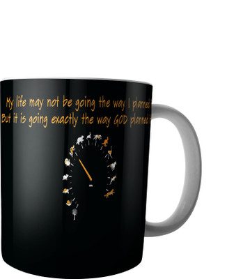 

RD Creations Specially Designed Ceramic Coffee Can be Used in Your Daily Life or You can use to Gift Someone AUG2017MIX245 Ceramic Mug(300 ml), Multicolor