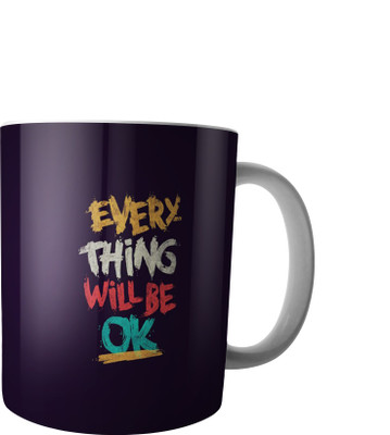 

RD Creations Specially Designed Ceramic Coffee Can be Used in Your Daily Life or You can use to Gift Someone AUG2017MIX230 Ceramic Mug(300 ml), Multicolor
