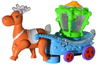 

vbenterprise Multicolor Plastic Musical Deer(Orange)
